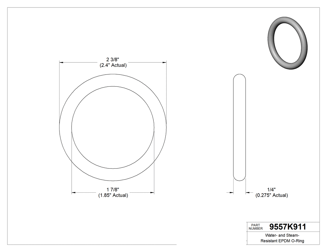 Technical drawing - 9557K911